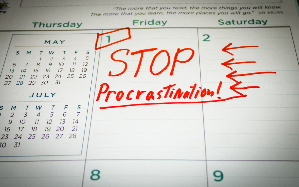Stop Procrastination - Get A Pardon Now
