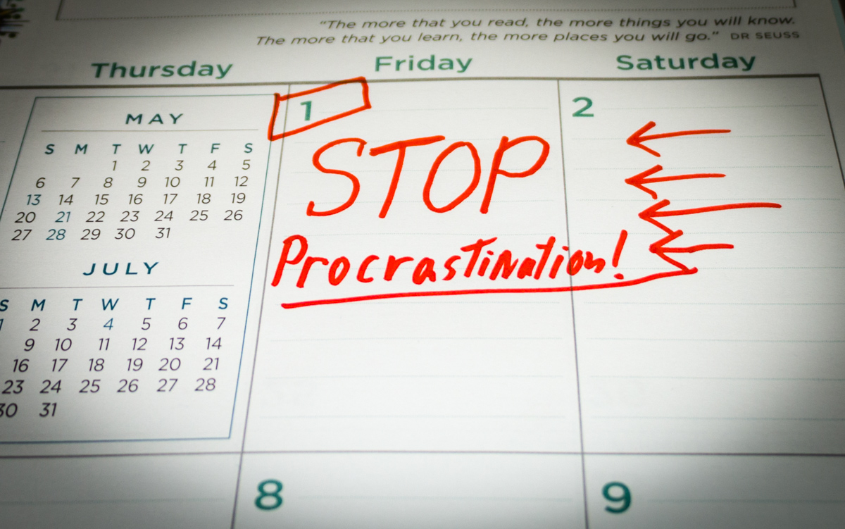 Stop Procrastination Get a Pardon Now