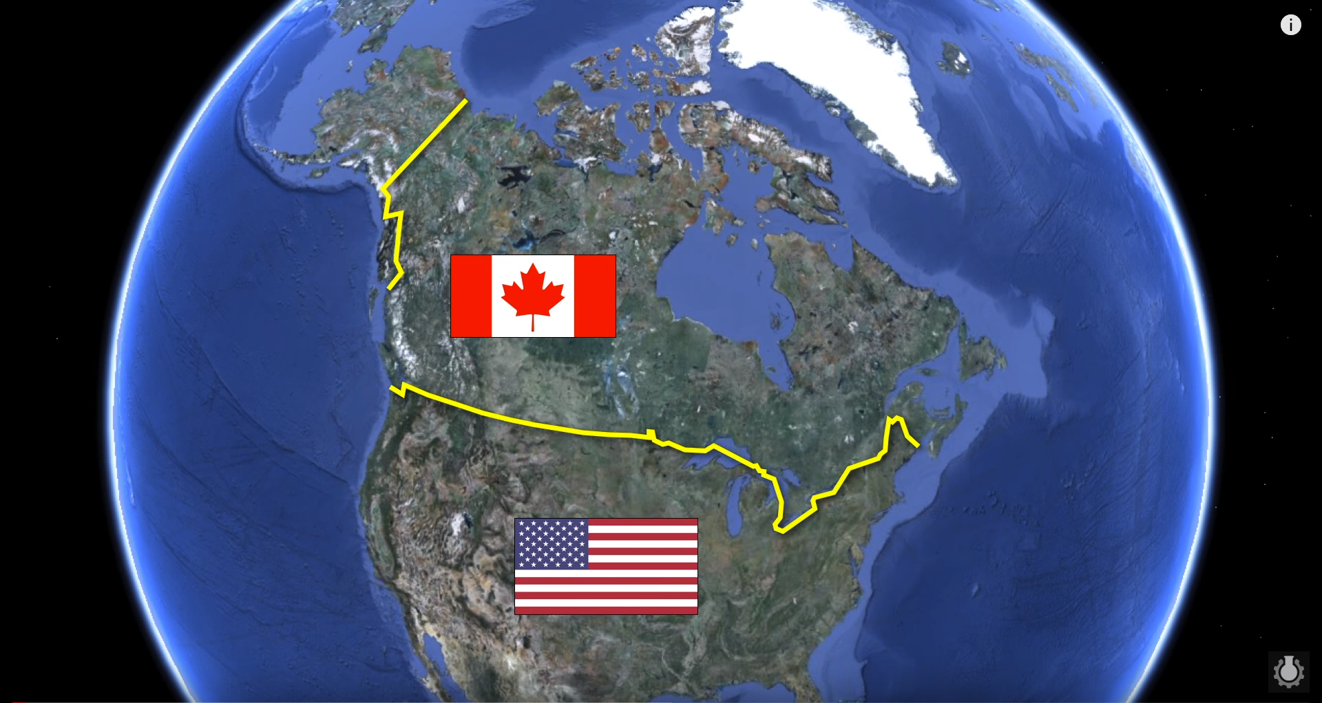 Canada US border