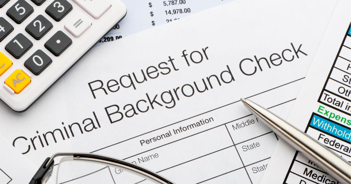 Request for Criminal Record Check