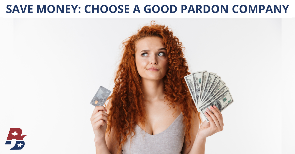 woman choosing a pardon company